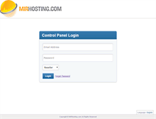 Tablet Screenshot of domain.mirhosting.com